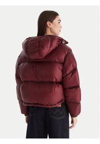 TOMMY HILFIGER - Tommy Hilfiger Kurtka puchowa WW0WW46541 Bordowy Regular Fit. Kolor: czerwony. Materiał: syntetyk #4
