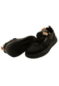 American Club obuwie sportowe chłopięce ES95/22 Black czarne. Zapięcie: rzepy. Kolor: czarny. Materiał: tkanina. Szerokość cholewki: normalna #6