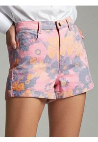 Sinsay - Szorty w kwiaty - wielobarwny. Materiał: materiał. Wzór: kwiaty #1
