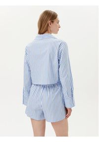 Polo Ralph Lauren Piżama 4P8010 Niebieski Relaxed Fit. Kolor: niebieski. Materiał: bawełna