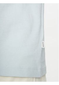 Guess Jeans T-Shirt M5GI55 K8FQ4 Błękitny Regular Fit. Kolor: niebieski. Materiał: bawełna