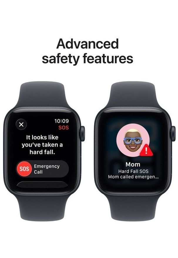 APPLE - Watch SE 3 44mm Midnight /Midnight Sport Band - M/L. Styl: sportowy