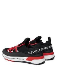Versace Jeans Couture Sneakersy 75YA3SA5 Czarny. Kolor: czarny #4