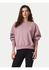 Adidas - adidas Bluza Essentials Fleece Boatneck Sweatshirt KT2284 Różowy Regular Fit. Kolor: różowy. Materiał: bawełna #1