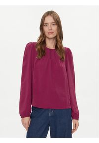 Vero Moda Bluzka 10302546 Fioletowy Regular Fit. Kolor: fioletowy. Materiał: syntetyk