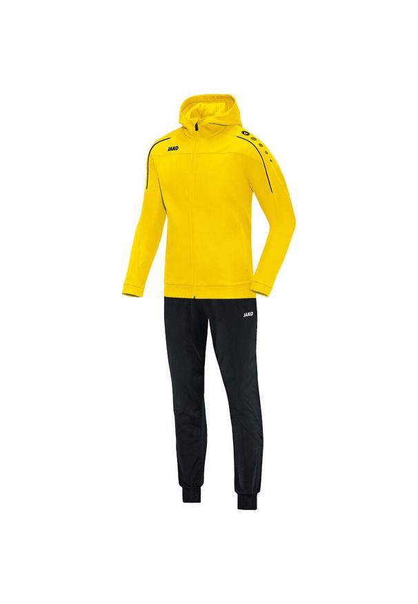 Dres Jako Polyester. Kolor: żółty. Materiał: dresówka