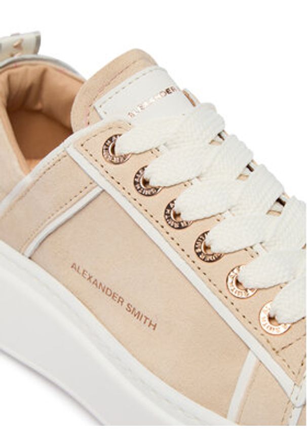 Alexander Smith Sneakersy Wembley High ASBDWHW 0596 Beżowy. Kolor: beżowy. Materiał: skóra