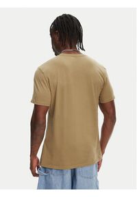 Quiksilver T-Shirt Ev Three Seas Ss EQYZT08051 Khaki Regular Fit. Kolor: brązowy. Materiał: bawełna