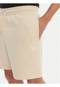 Reebok Szorty sportowe Bazunu RK25558CCM Beżowy Regular Fit. Kolor: beżowy. Materiał: bawełna. Styl: sportowy #2
