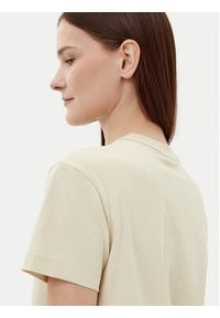 Calvin Klein T-Shirt Nano Logo K20K207519 Beżowy Regular Fit. Kolor: beżowy. Materiał: bawełna #3