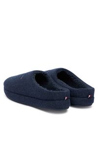 TOMMY HILFIGER - Tommy Hilfiger Kapcie Felt House FM0FM05614 Granatowy. Kolor: niebieski. Materiał: materiał #2