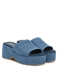 Pollini Klapki SA28248I0MTQ0707 Niebieski. Kolor: niebieski. Materiał: materiał #6