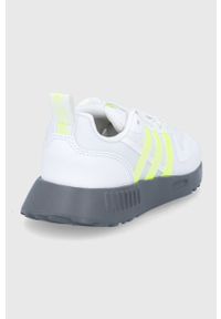 adidas Originals buty dziecięce Multix GW5541 kolor szary. Nosek buta: okrągły. Zapięcie: sznurówki. Kolor: szary. Materiał: materiał. Szerokość cholewki: normalna #3