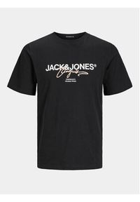 Jack & Jones - Jack&Jones T-Shirt Joraruba 12255452 Czarny Standard Fit. Kolor: czarny. Materiał: bawełna