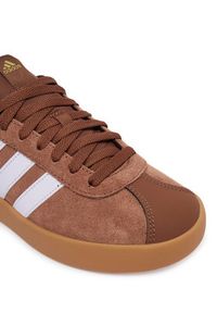 Adidas - adidas Sneakersy Vl Court 3.0 Shoes KI2102 Brązowy. Kolor: brązowy. Materiał: skóra, zamsz #6