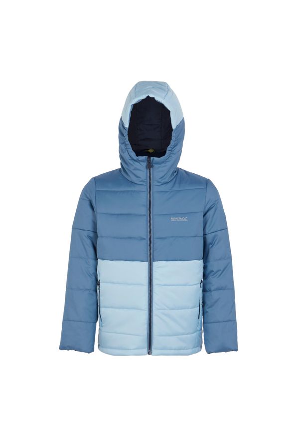 Regatta - Ocieplana Kurtka Dziecięca Lofthouse VIII. Kolor: szary, niebieski, wielokolorowy