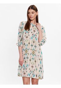 Cream Sukienka codzienna Esra 10611175 Niebieski Regular Fit. Okazja: na co dzień. Kolor: niebieski. Materiał: wiskoza. Typ sukienki: proste. Styl: casual #1