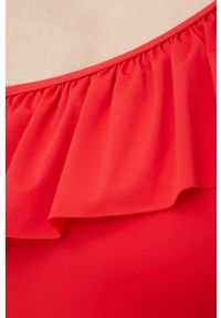 Pieces strój kąpielowy Vada kolor czerwony lekko usztywniona miseczka. Kolor: czerwony. Materiał: materiał #3