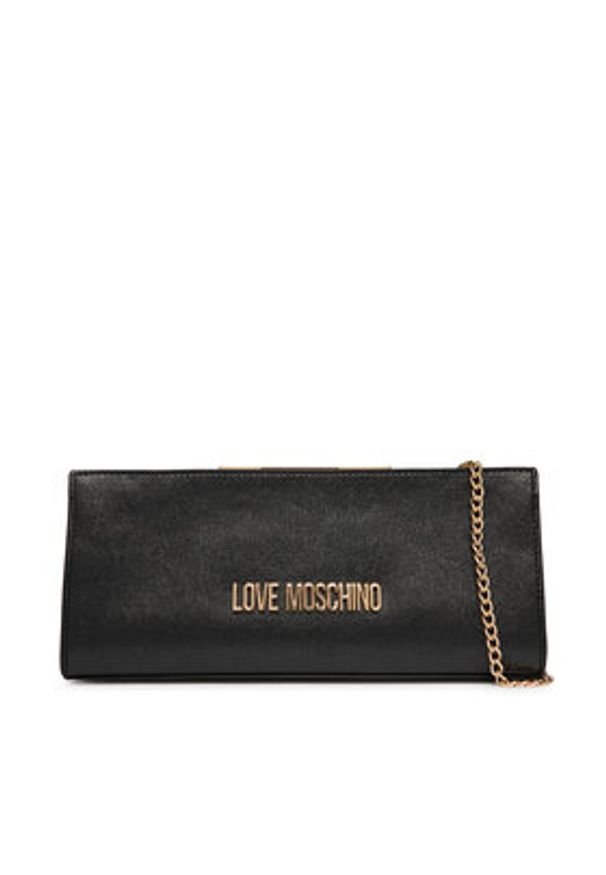 Love Moschino - LOVE MOSCHINO Torebka JC4144PP1OLS0000 Czarny. Kolor: czarny. Materiał: skórzane