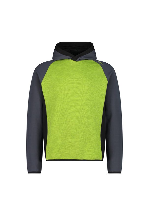 Bluza męska CMP 34E2617. Okazja: na co dzień. Kolor: zielony. Styl: casual, sportowy. Sport: turystyka piesza