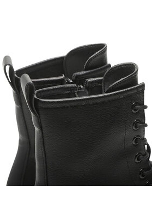 Jenny Fairy Trzewiki WS101-08 Czarny. Kolor: czarny. Materiał: skóra