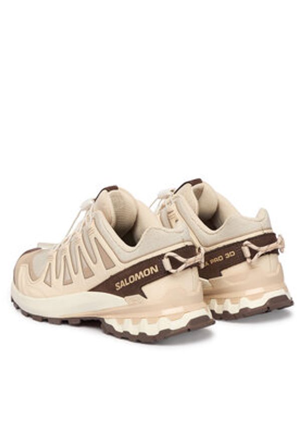 salomon - Salomon Buty do biegania Xa Pro 3D V9 Lifelong L49153900 Beżowy. Kolor: beżowy. Materiał: materiał