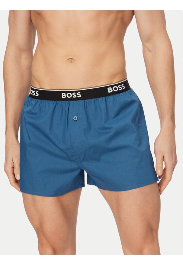 BOSS Komplet bokserek 50545913 Niebieski. Kolor: niebieski. Materiał: bawełna