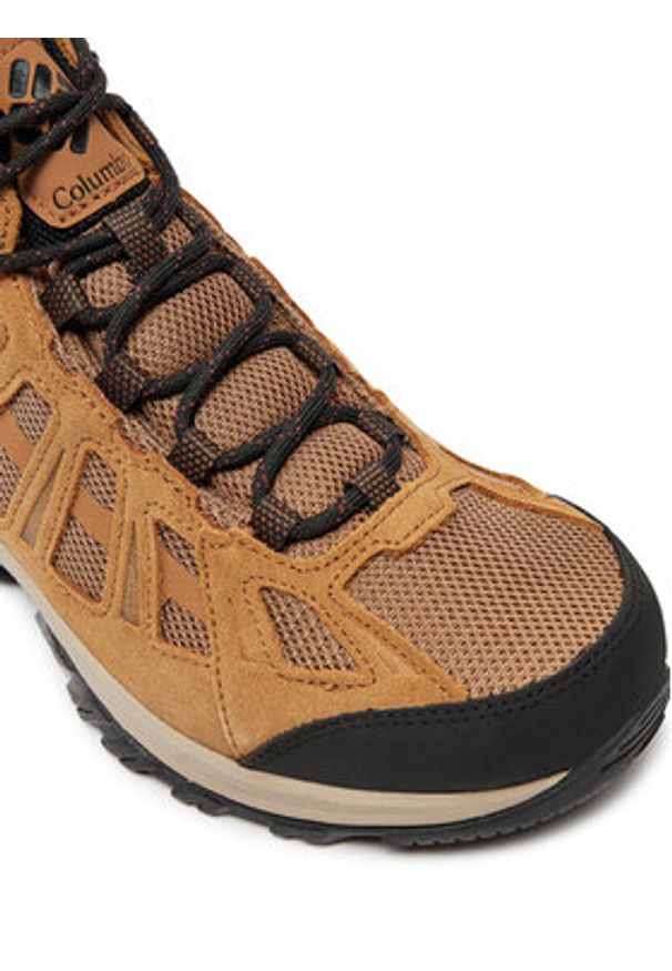 columbia - Columbia Trekkingi Redmond™ III Mid Waterproof Walking Shoe 1940581 Brązowy. Kolor: brązowy. Materiał: zamsz, skóra. Sport: turystyka piesza