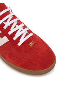 Elisabetta Franchi Sneakersy SA61G61E2 Pomarańczowy. Kolor: pomarańczowy. Materiał: zamsz, skóra #4