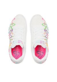 skechers - Skechers Sneakersy Uno Highlight Love 177981/WMLT Biały. Kolor: biały. Materiał: skóra #5