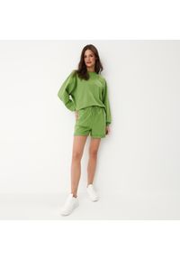 Mohito - Bawełniana bluza - Zielony. Kolor: zielony. Materiał: bawełna #1