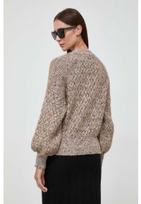 BOSS sweter z domieszką wełny damski ciepły. Materiał: wełna. Styl: klasyczny #2