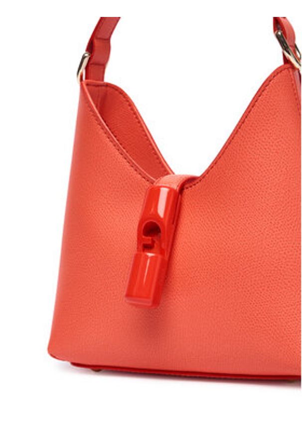 Furla Torebka Iride Mini WE00876 ARE000 KH 4477S Pomarańczowy. Kolor: pomarańczowy. Materiał: skórzane