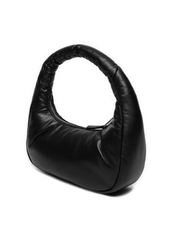 Tommy Jeans Torebka Tjw Pillow Shoulder Bag AW0AW16977 Czarny. Kolor: czarny. Materiał: skórzane