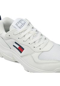 Tommy Jeans Sneakersy Tjw Lightweight Hybrid Runner EN0EN02580 Écru. Materiał: skóra #3