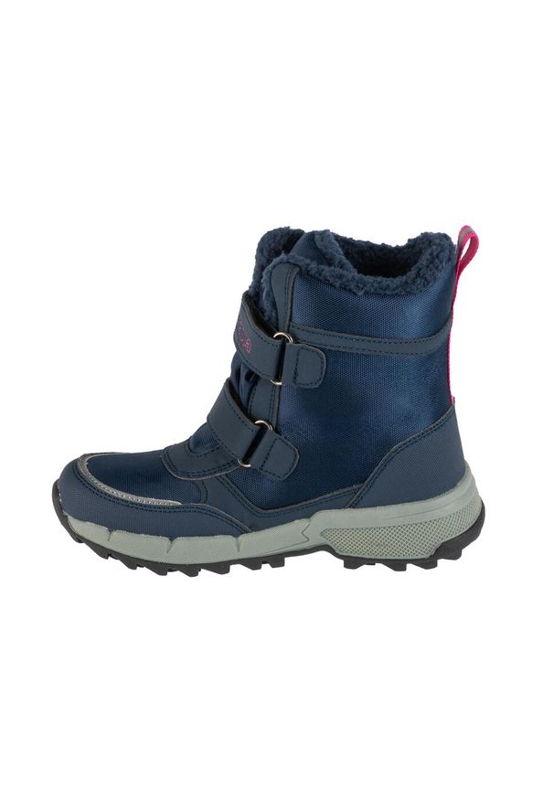 Kappa - Buty zimowe dziewczęce, Flake II Tex K. Kolor: niebieski. Sezon: zima. Styl: sportowy