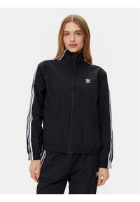 Adidas - adidas Bluza Woven JD5331 Czarny Regular Fit. Kolor: czarny. Materiał: syntetyk #1