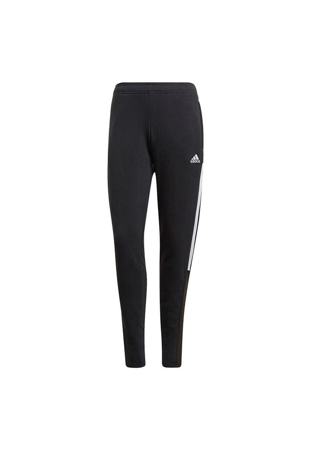 Adidas - Spodnie piłkarskie damskie adidas Tiro 21 Sweat. Kolor: biały, czarny, wielokolorowy. Sport: piłka nożna