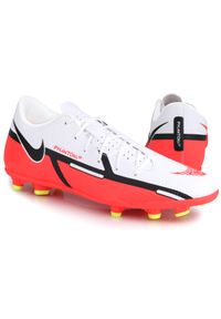 Buty męskie do piłki nożnej Nike PHANTOM GT2 CLUB FG/MG. Kolor: biały, wielokolorowy, pomarańczowy