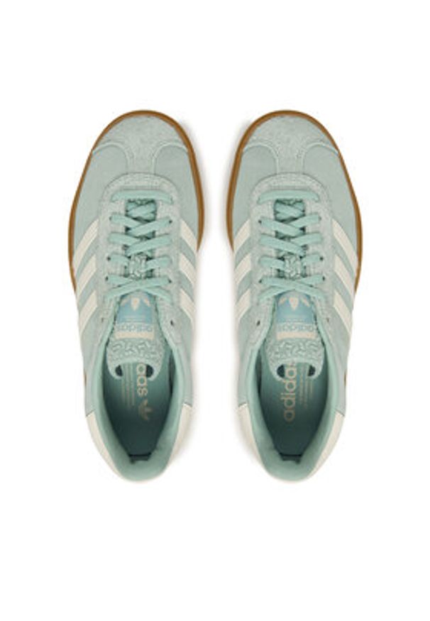 Adidas - adidas Sneakersy Gazelle Bold JS3902 Zielony. Kolor: zielony. Materiał: zamsz, skóra. Model: Adidas Gazelle