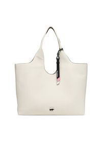 Karl Lagerfeld - KARL LAGERFELD Torebka A3W30096 Biały. Kolor: biały. Materiał: skórzane #6