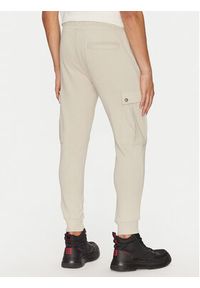 BOSS Spodnie dresowe Seteam 50542917 Beżowy Regular Fit. Kolor: beżowy. Materiał: bawełna #2