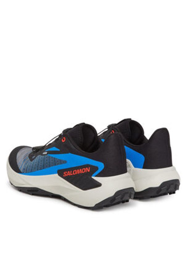 salomon - Salomon Buty do biegania Genesis L47807700 Czarny. Kolor: czarny. Materiał: materiał