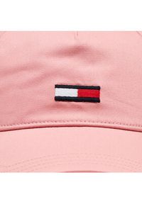 Tommy Jeans Czapka z daszkiem Tjw Elongated Flag 5 Panels Cap AW0AW15842 Różowy. Kolor: różowy. Materiał: materiał #3