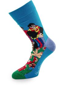 ZEAGLE - Skarpetki Beatles Unisex 36-40 z Bawełny - Ikonowy Design. Kolor: wielokolorowy. Materiał: elastan, poliamid, bawełna. Wzór: kolorowy