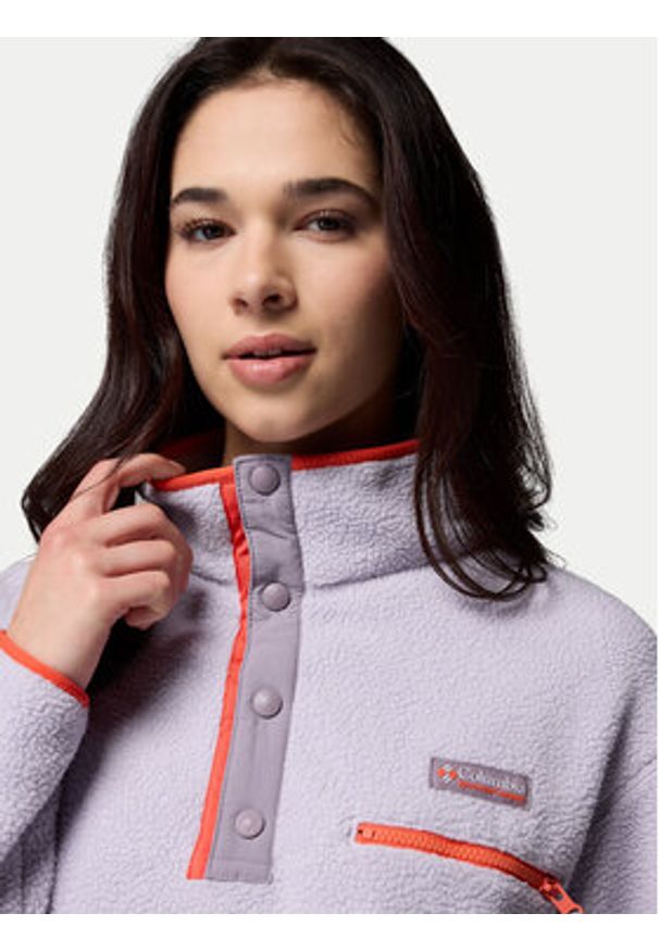 columbia - Columbia Polar Helvetia™ II 2092231 Fioletowy Regular Fit. Kolor: fioletowy. Materiał: syntetyk
