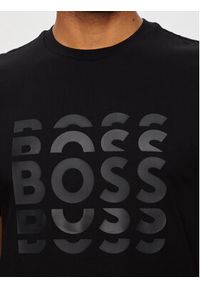 BOSS - Boss T-Shirt 50495735 Czarny Regular Fit. Kolor: czarny. Materiał: bawełna #5