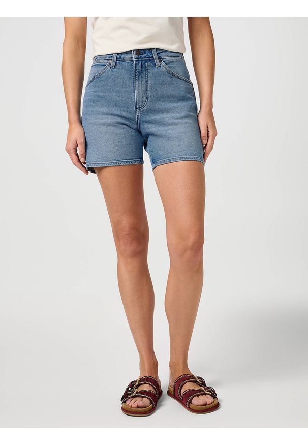 Wrangler - DAMSKIE SPODENKI WRANGLER COWBOY SHORT 5 INCH BROKEN IN 112362838