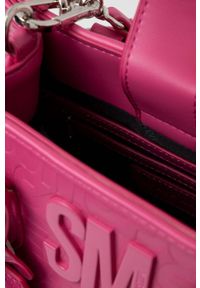 Steve Madden torebka Brolin kolor różowy SM13001094. Kolor: różowy. Wzór: paski #2