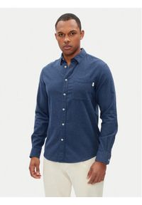 Pepe Jeans Koszula Aaron PM308804 Niebieski Regular Fit. Kolor: niebieski. Materiał: bawełna